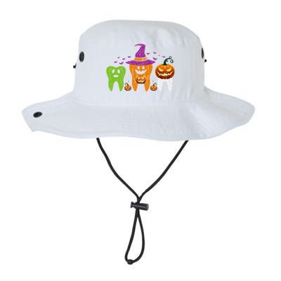 Teeth Ghost Pumpkin Witch Cute Dental Halloween Cool Gift Legacy Cool Fit Booney Bucket Hat