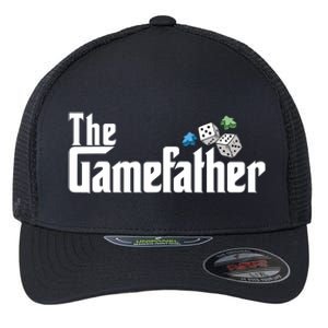 The Gamefather Playing Board Games Flexfit Unipanel Trucker Cap