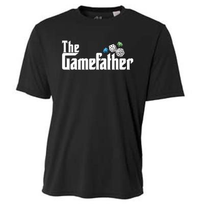 The Gamefather Playing Board Games Cooling Performance Crew T-Shirt