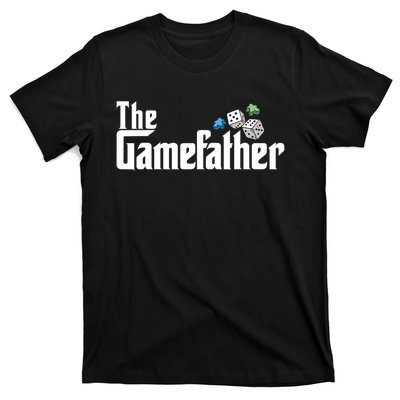 The Gamefather Playing Board Games T-Shirt