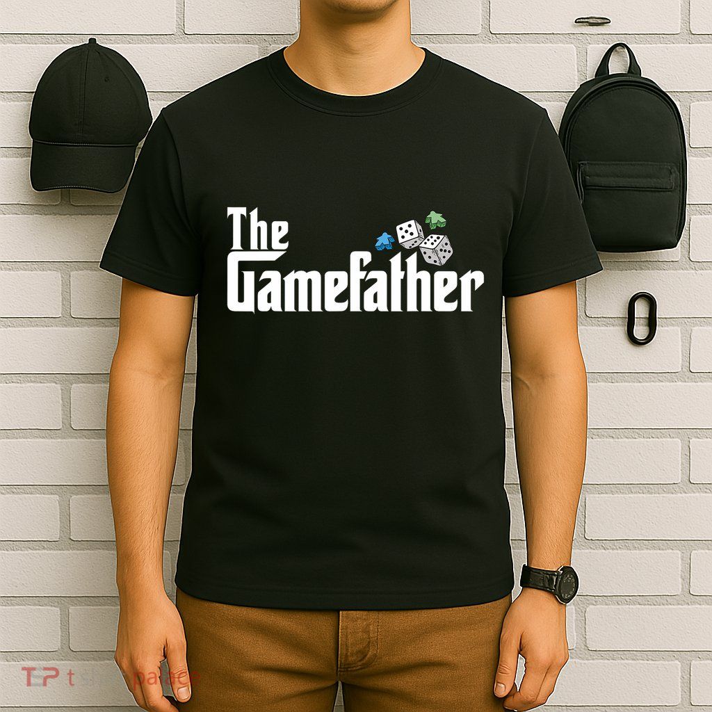 The Gamefather Playing Board Games T-Shirt
