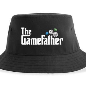 The Gamefather Playing Board Games Sustainable Bucket Hat