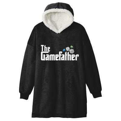 The Gamefather Playing Board Games Hooded Wearable Blanket
