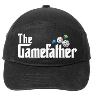 The Gamefather Playing Board Games 7-Panel Snapback Hat