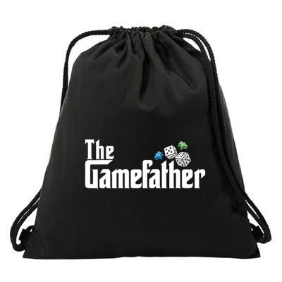 The Gamefather Playing Board Games Drawstring Bag
