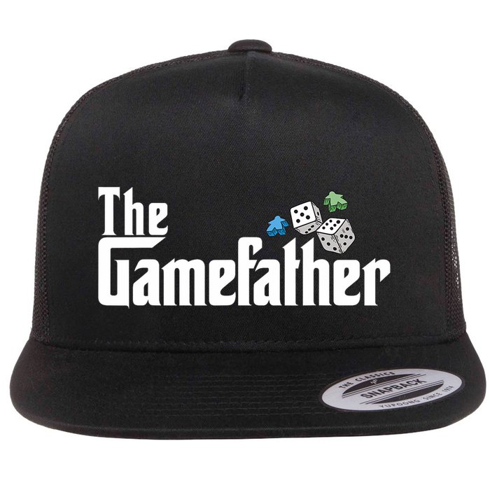 The Gamefather Playing Board Games Flatbill Hat