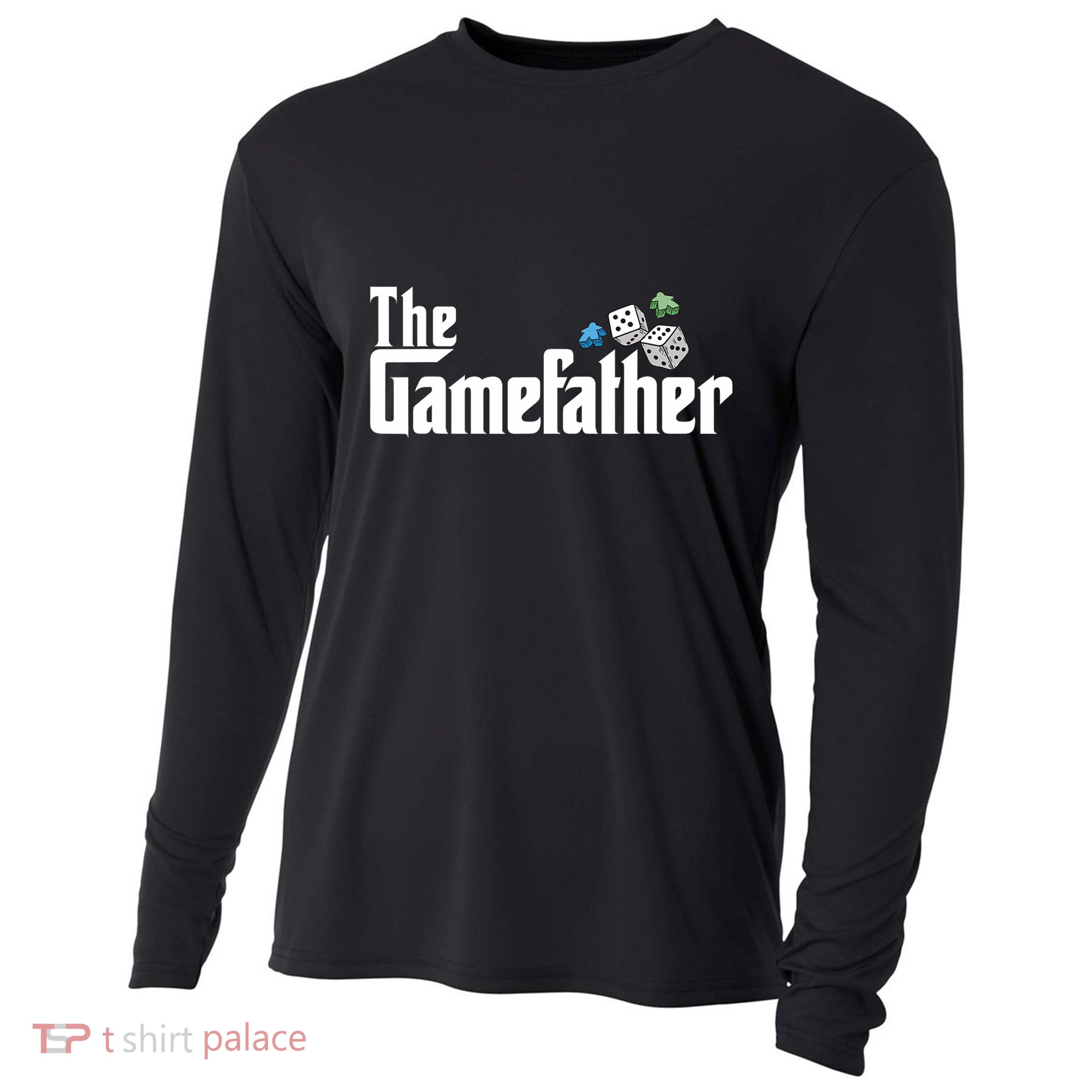 The Gamefather Playing Board Games Cooling Performance Long Sleeve Crew
