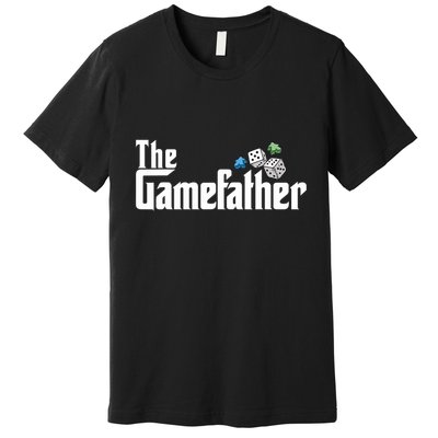 The Gamefather Playing Board Games Premium T-Shirt