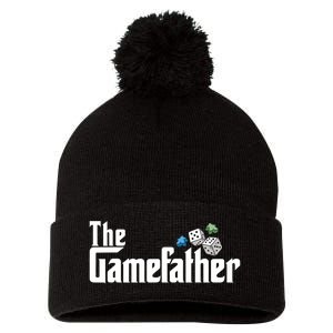 The Gamefather Playing Board Games Pom Pom 12in Knit Beanie