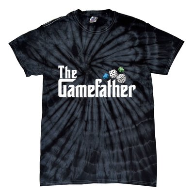The Gamefather Playing Board Games Tie-Dye T-Shirt