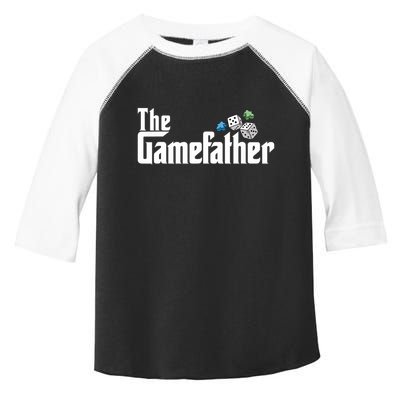 The Gamefather Playing Board Games Toddler Fine Jersey T-Shirt