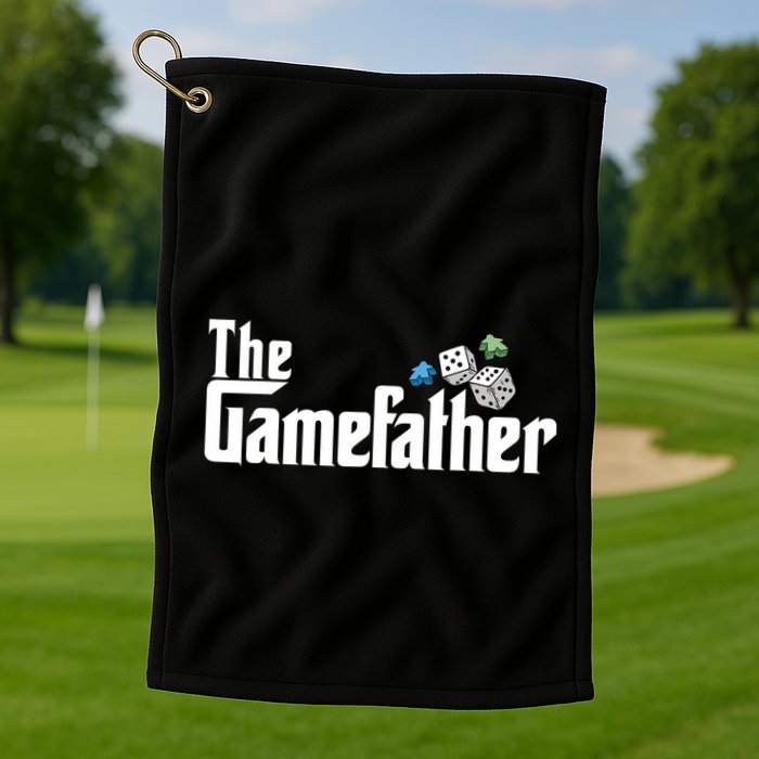 The Gamefather Playing Board Games Golf Towel