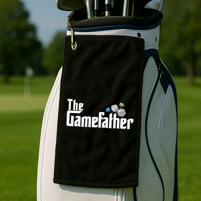 The Gamefather Playing Board Games Golf Towel