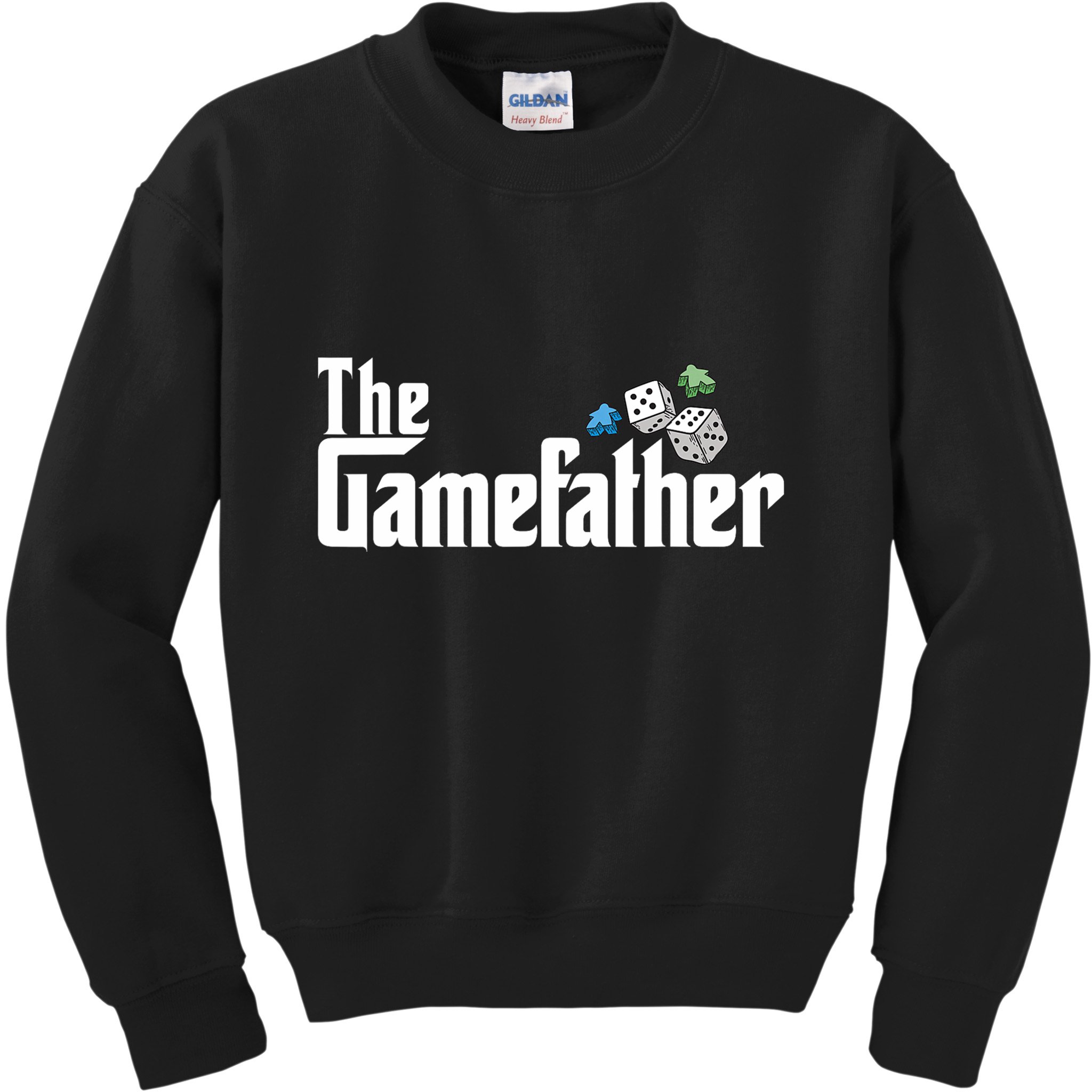 The Gamefather Playing Board Games Kids Sweatshirt