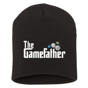 The Gamefather Playing Board Games Short Acrylic Beanie