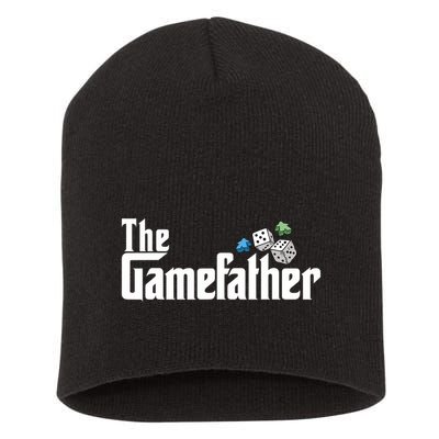 The Gamefather Playing Board Games Short Acrylic Beanie