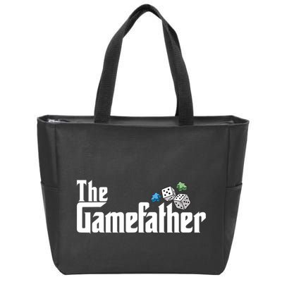 The Gamefather Playing Board Games Zip Tote Bag