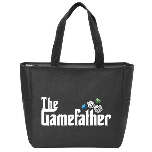 The Gamefather Playing Board Games Zip Tote Bag