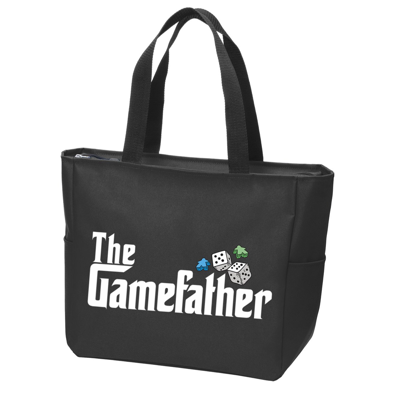 The Gamefather Playing Board Games Zip Tote Bag