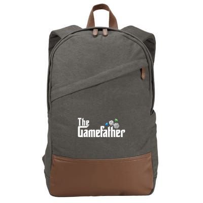 The Gamefather Playing Board Games Cotton Canvas Backpack