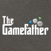 The Gamefather Playing Board Games Cotton Canvas Backpack