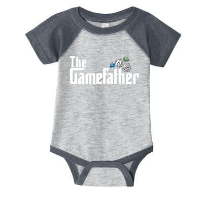 The Gamefather Playing Board Games Infant Baby Jersey Bodysuit