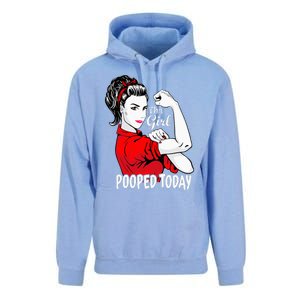 This Girl Pooped Today Humor I Pooped Today Unisex Surf Hoodie