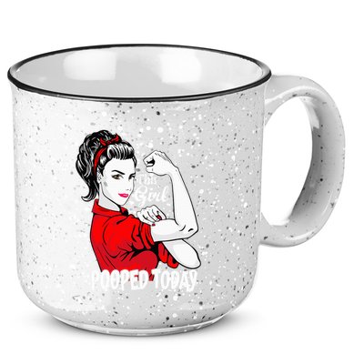 This Girl Pooped Today Humor I Pooped Today 15oz Campfire Ceramic Mug