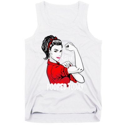 This Girl Pooped Today Humor I Pooped Today Tank Top