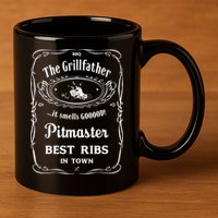 The Grillfather Pitmaster Gift 11oz C Handle Ceramic Mug