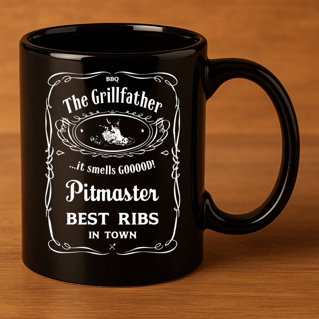 The Grillfather Pitmaster Gift 11oz C Handle Ceramic Mug
