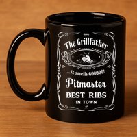 The Grillfather Pitmaster Gift 11oz C Handle Ceramic Mug