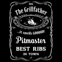 The Grillfather Pitmaster Gift Cooling Performance Long Sleeve Crew