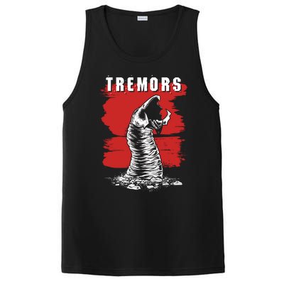 Tremors Graboid Paint Smear Portrait Logo Gift PosiCharge Competitor Tank