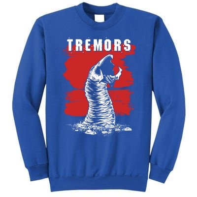 Tremors Graboid Paint Smear Portrait Logo Gift Sweatshirt