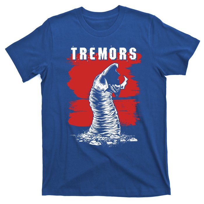 Tremors Graboid Paint Smear Portrait Logo Gift T-Shirt