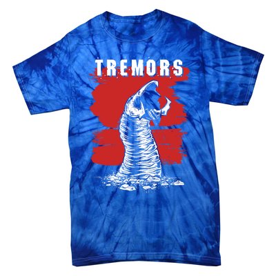 Tremors Graboid Paint Smear Portrait Logo Gift Tie-Dye T-Shirt