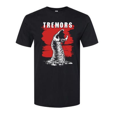 Tremors Graboid Paint Smear Portrait Logo Gift Softstyle CVC T-Shirt