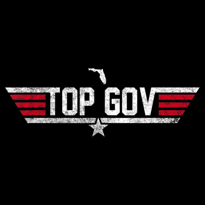 Top Gov Ron DeSantis Top Gov Florida Flag City Backpack