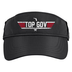 Top Gov Ron DeSantis Top Gov Florida Flag Adult Drive Performance Visor