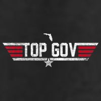 Top Gov Ron DeSantis Top Gov Florida Flag Adult Drive Performance Visor