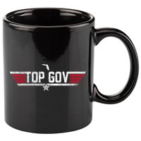 Top Gov Ron DeSantis Top Gov Florida Flag 11oz C Handle Ceramic Mug