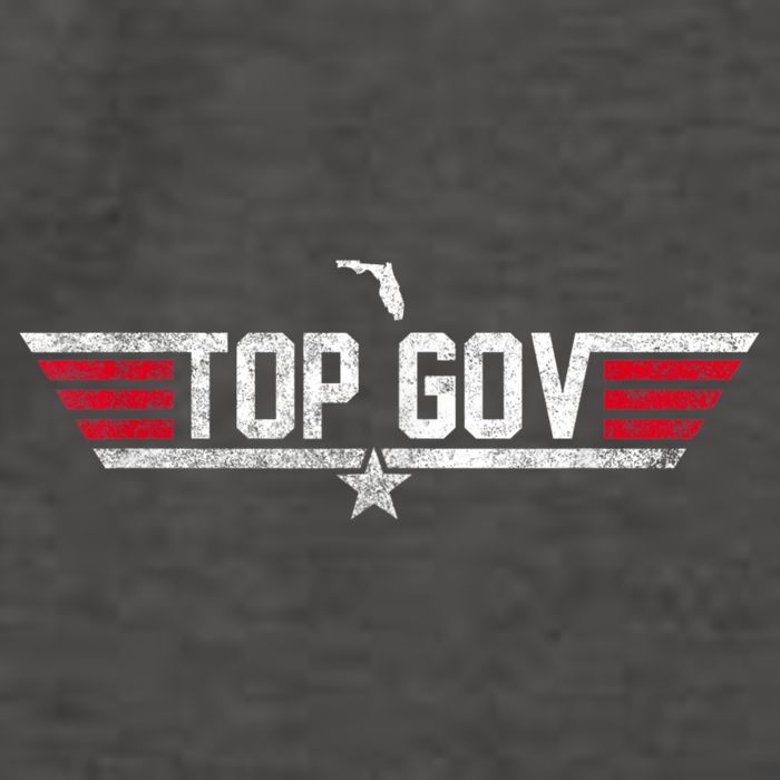 Top Gov Ron DeSantis Top Gov Florida Flag Vector Backpack