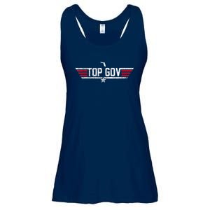 Top Gov Ron DeSantis Top Gov Florida Flag Ladies Essential Flowy Tank