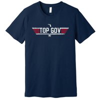 Top Gov Ron DeSantis Top Gov Florida Flag Premium T-Shirt