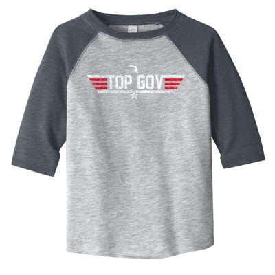 Top Gov Ron DeSantis Top Gov Florida Flag Toddler Fine Jersey T-Shirt