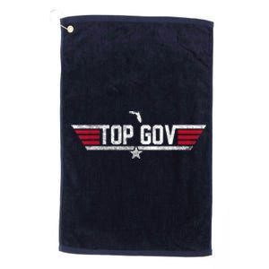 Top Gov Ron DeSantis Top Gov Florida Flag Platinum Collection Golf Towel