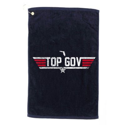 Top Gov Ron DeSantis Top Gov Florida Flag Golf Towel
