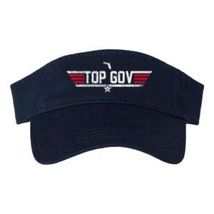 Top Gov Ron DeSantis Top Gov Florida Flag Valucap Bio-Washed Visor