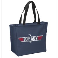Top Gov Ron DeSantis Top Gov Florida Flag Zip Tote Bag